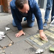 Stolpersteine reinigen (07.09.19)